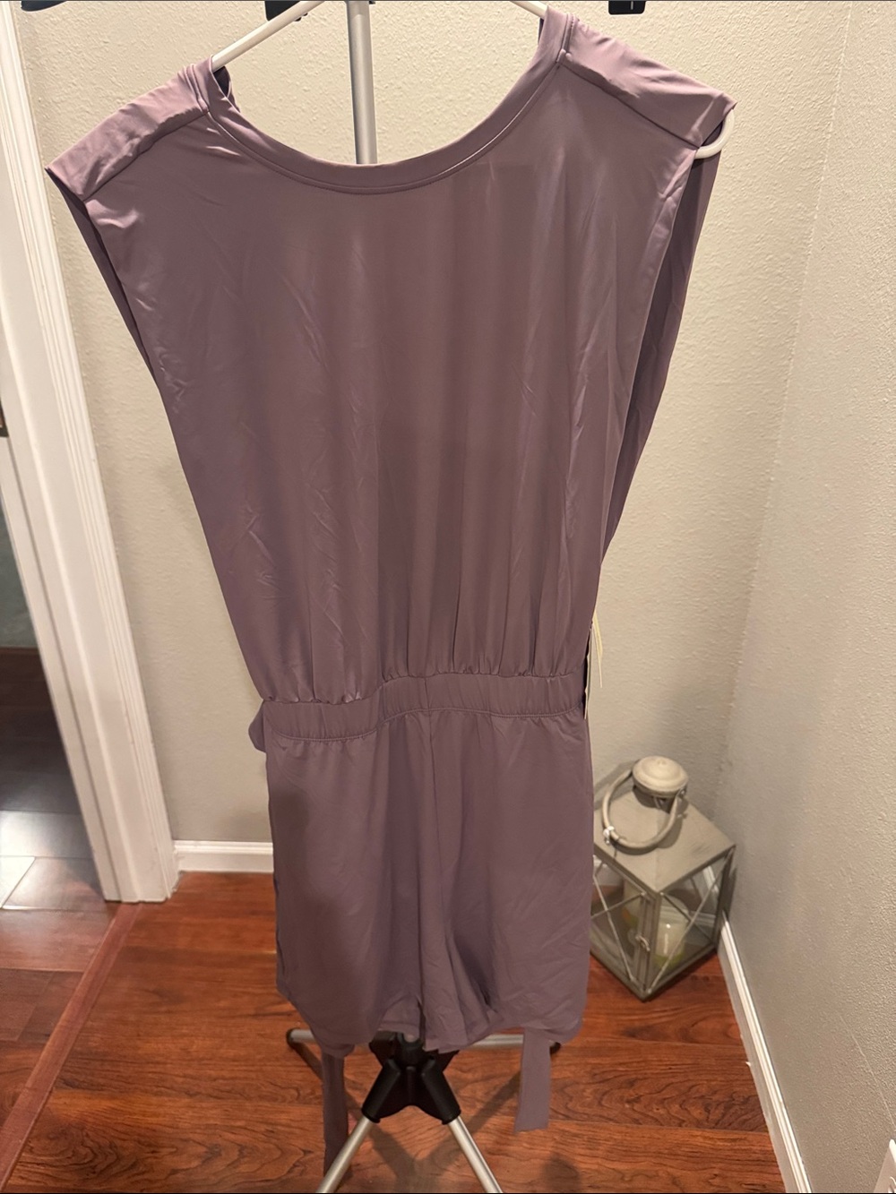 HALARA Mauve Sleeveless Jumpsuit Romper